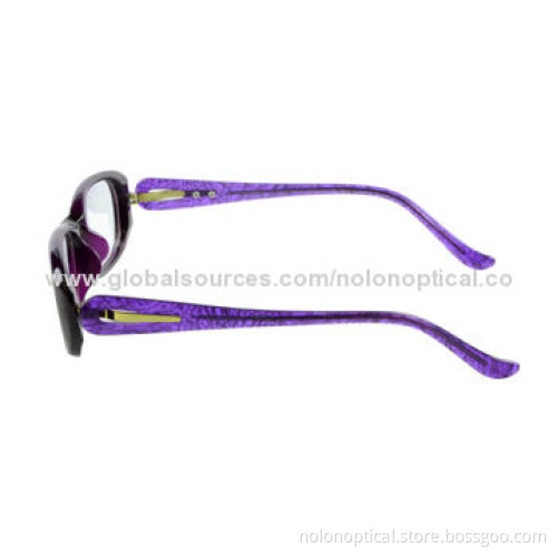 New style acetate eye glasses with Italy material, demo lens, customized logo